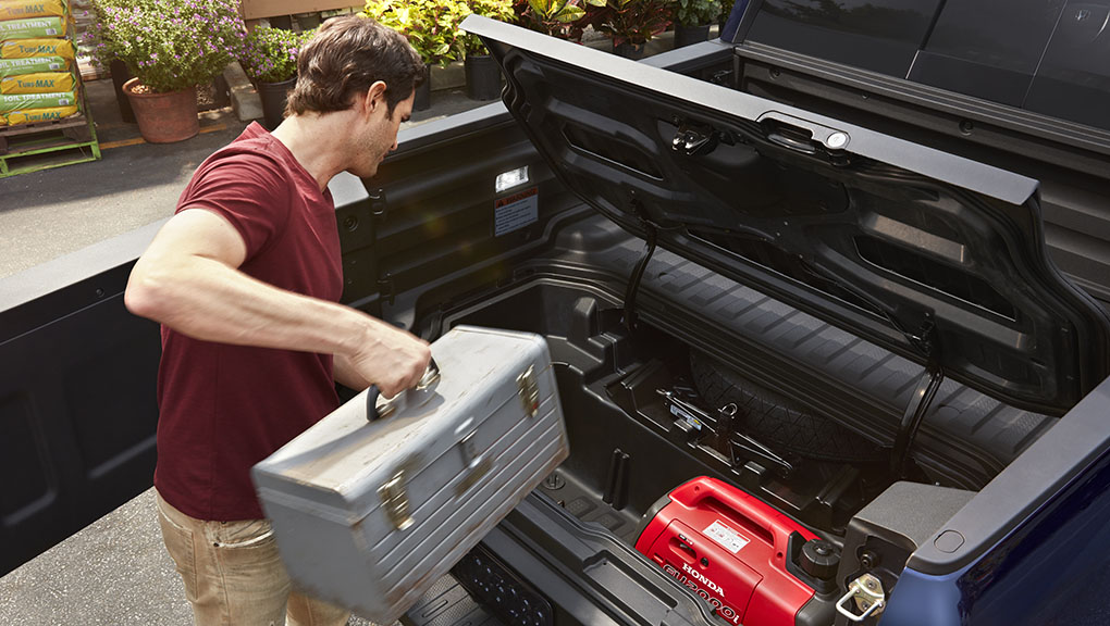 2017 Ridgeline Truckbed trunk